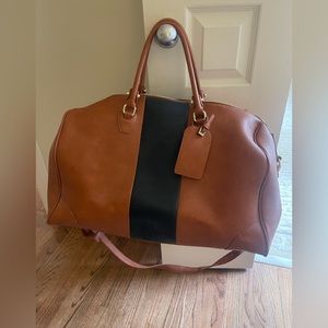 Sole society weekender cognac/black